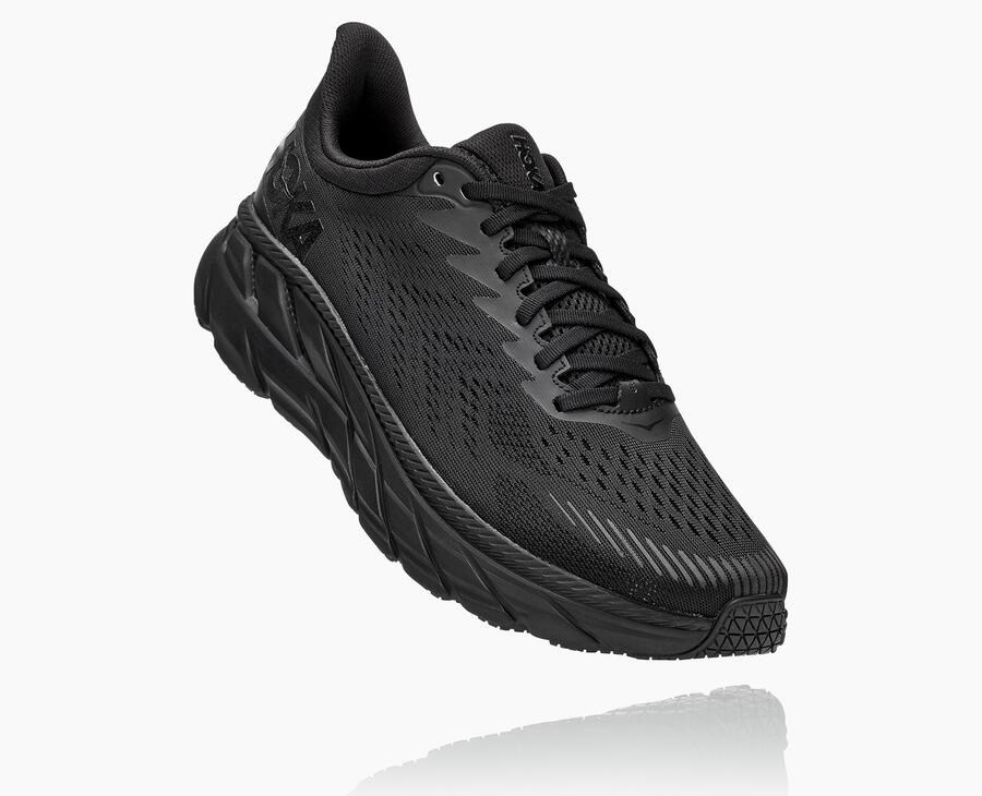 Hoka One One Hardloopschoenen Heren - Clifton 7 - Zwart - XH9687405